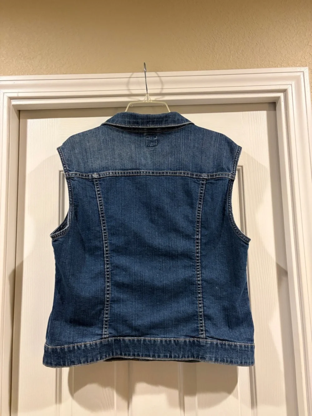 Jag Classic Blue Denim Vest size XL excellent cond. - Picture 5 of 5